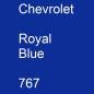 Preview: Chevrolet, Royal Blue, 767.